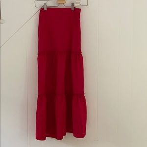Club Monaco Flared Maxi Skirt